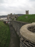 SX20355 Aberystwyth castle wall and moat.jpg